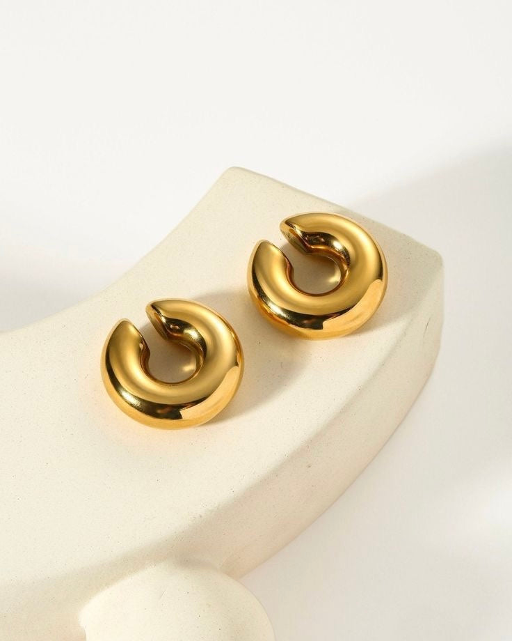 Round Fake Earrings 202605