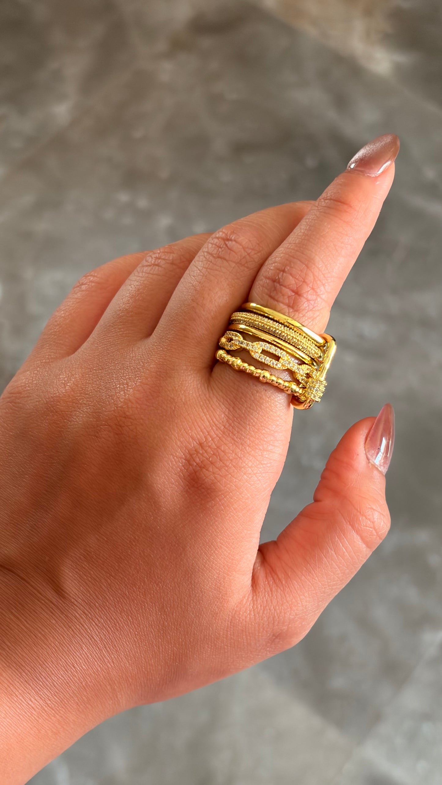 5 PCS/SET Rings 262302