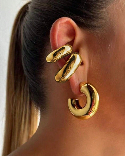 Round Fake Earrings 202605