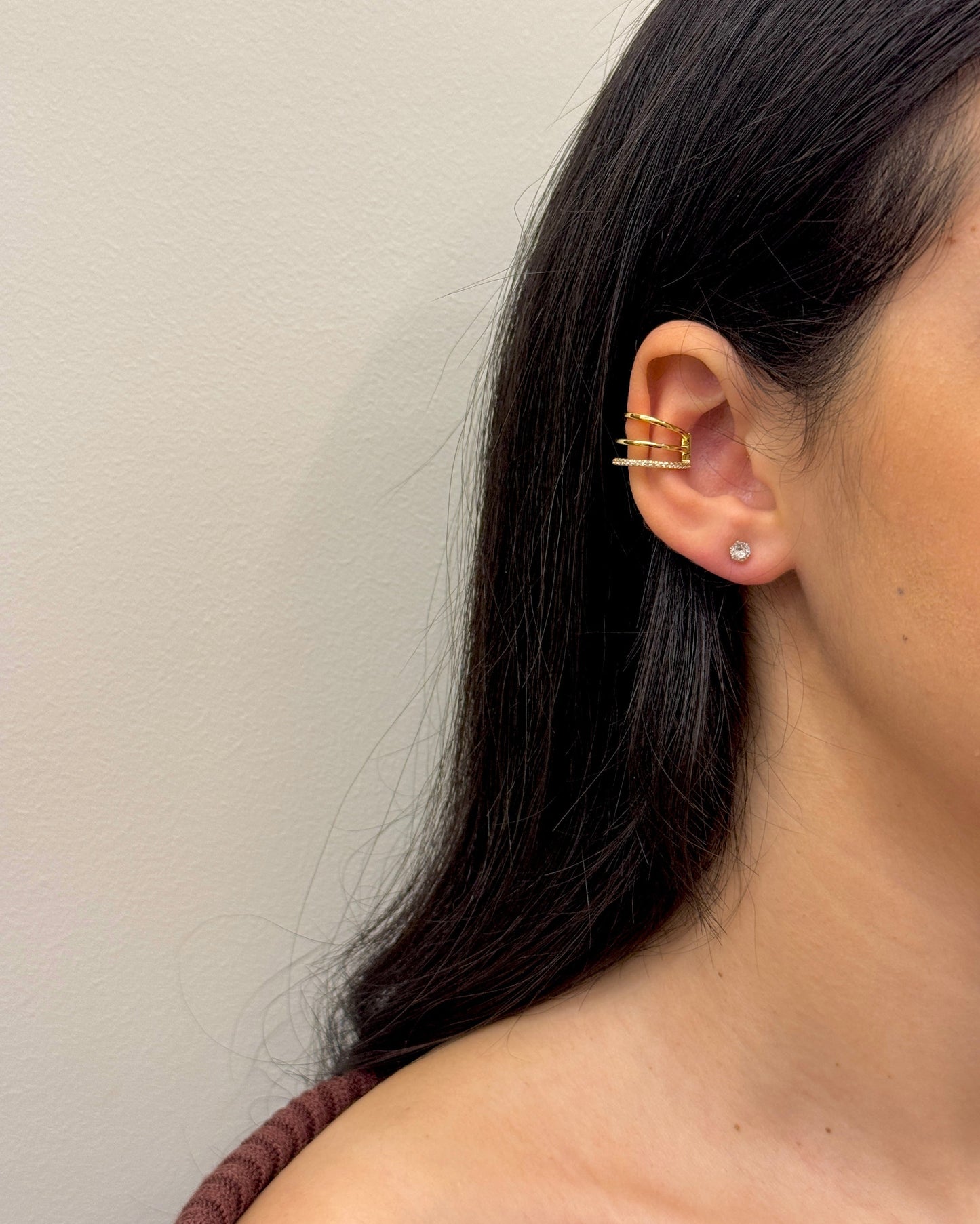 Earrings cuffs 2527