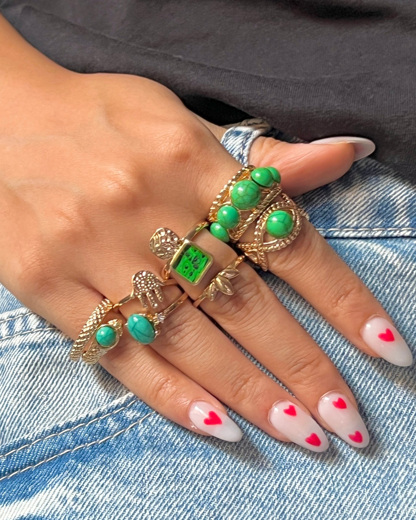7PCS/SET Rings