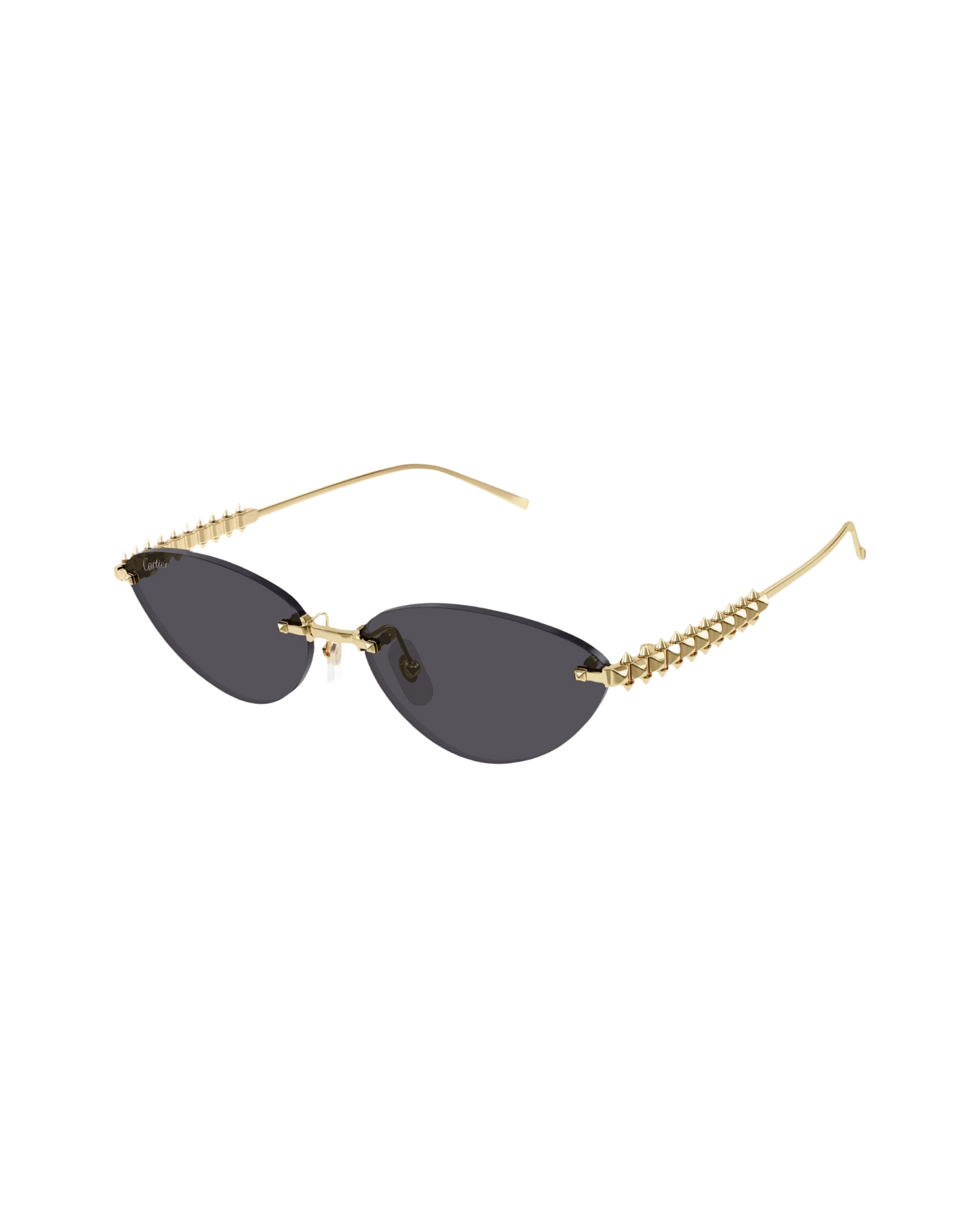 Cartier CTO543S Gold Cat Eye Sunglasses
