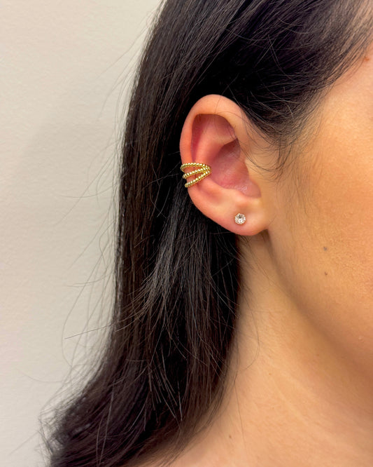 Earrings cuffs 2528