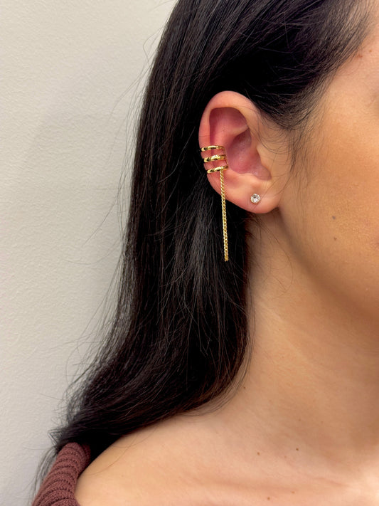 Earrings cuffs 2516
