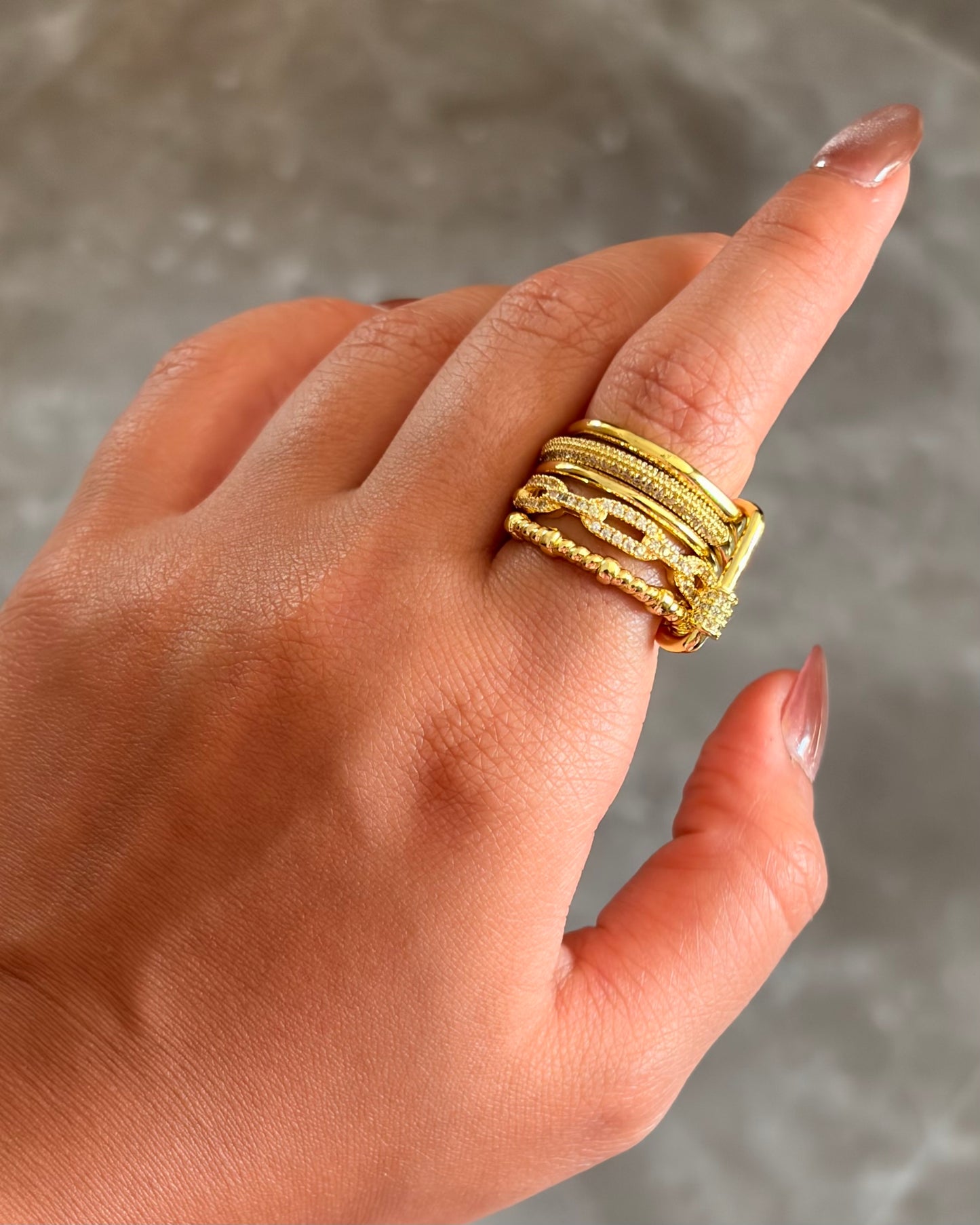 5 PCS/SET Rings 262302