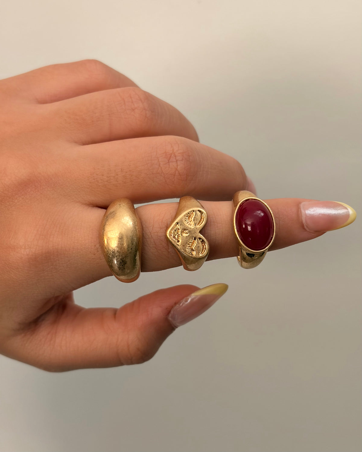 3PCS/SET Rings 26052602