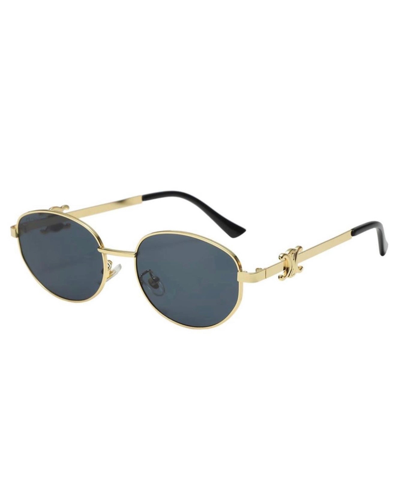 Celine Oval Metal Sunglasses