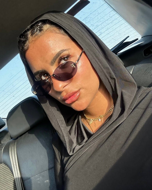 Fendi Rimless Round Sunglasses